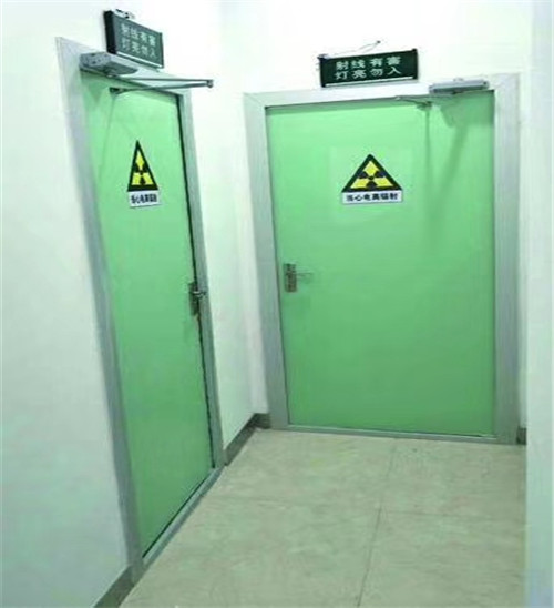 威海厂家定制防 辐射铅门 CT室铅门 放射科射线防护施工